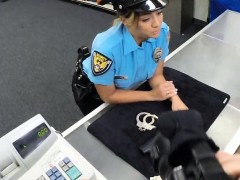 Busty lady police officer...